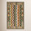 Multi-Colored Hand-Knotted Geometric Wool Rug