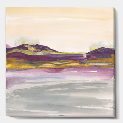 « painted landscape or landscape ii », impression sur toile