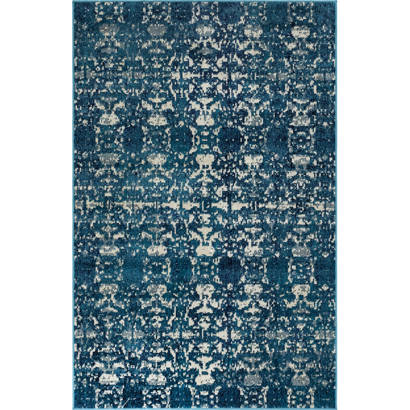 Abstract Indoor Rug, Rectangle 4'1" x 6'1"