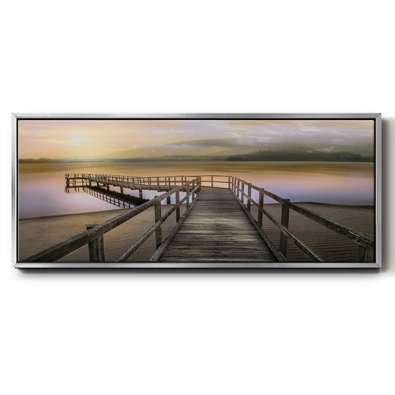 Morning on the Lake- Framed Canvas