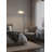 1-Light Matte Black Die Cast Arched Floor Lamp With An Acrylic Shade