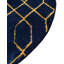 Glam Navy Blue Gold Area Rug-56547684