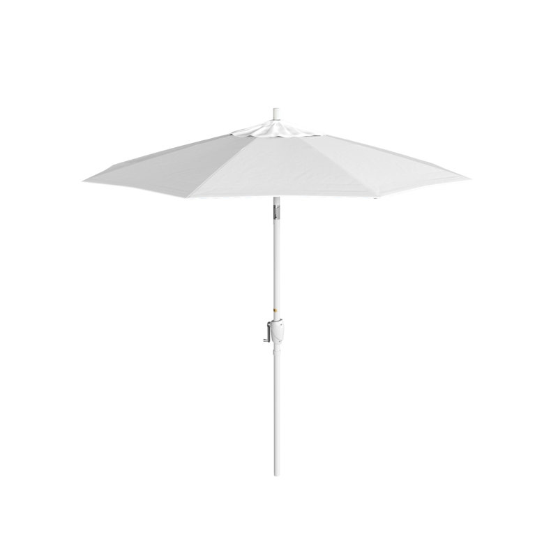 Parasol de marché 7,5', Blanc, Toile Sunbrella® régate, Sunbrella®