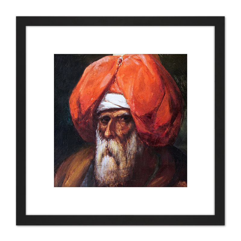 Teed Sultan Portrait by Gentile Bellini - Single Picture Frame Painting