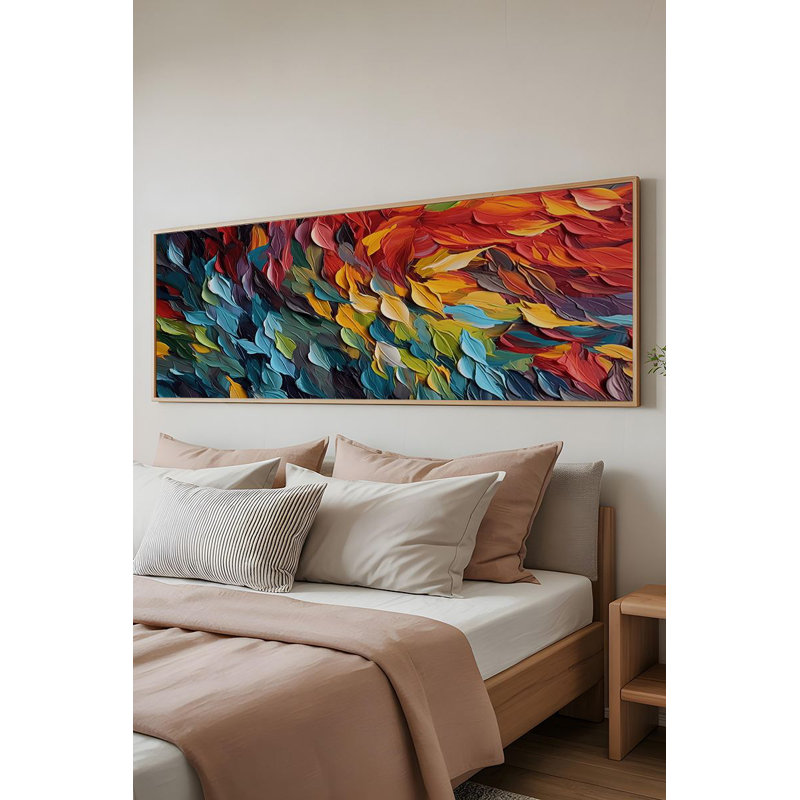 Stunning Decorative Framed MDF Painting, 12.9 x 27.6 inches | 100% Solid Wood Frame (Thickness: 0.8 inches) | High-Quality Digital Printing on 100% MDF (Thickness: 0.1 inches) | Perfect Wall Art for Home & Office Decor
