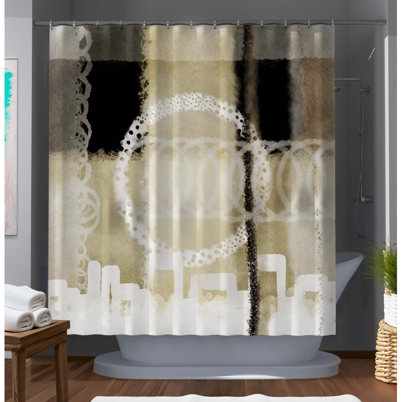 Rideau de douche abstrait Clydia par Staci Maxwell