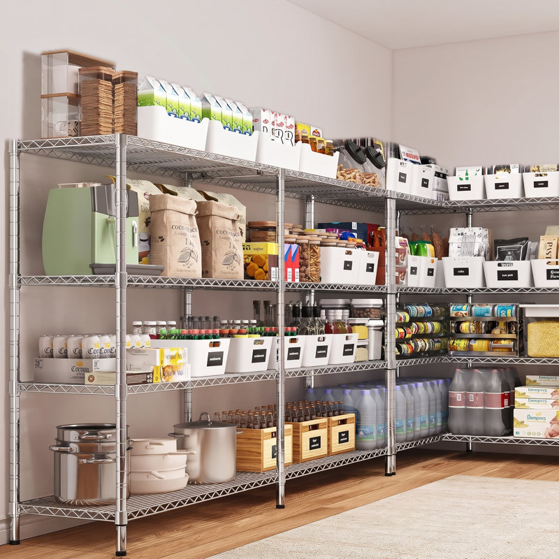 Shelving Unit, 152.4 cm W x 35.56 cm D x 152.4 cm H