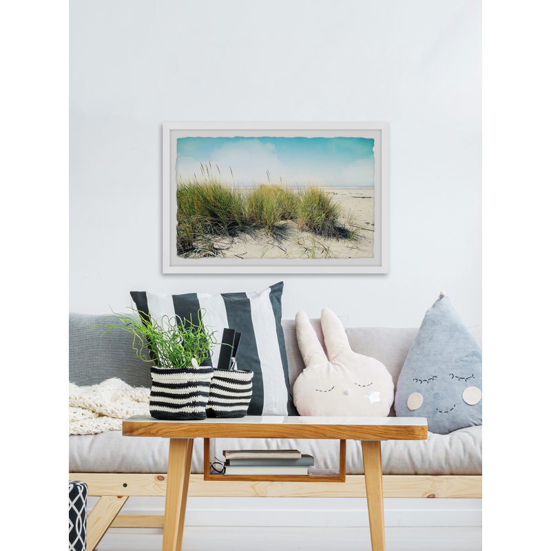 Beach Grass by Sylvia Cook - Single Picture Frame Painting, 41 cm H x 61 cm W