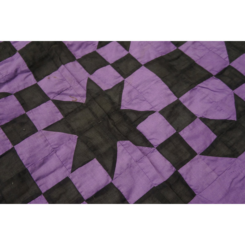 Antique Quilt Allover Geometric Needlework Rug