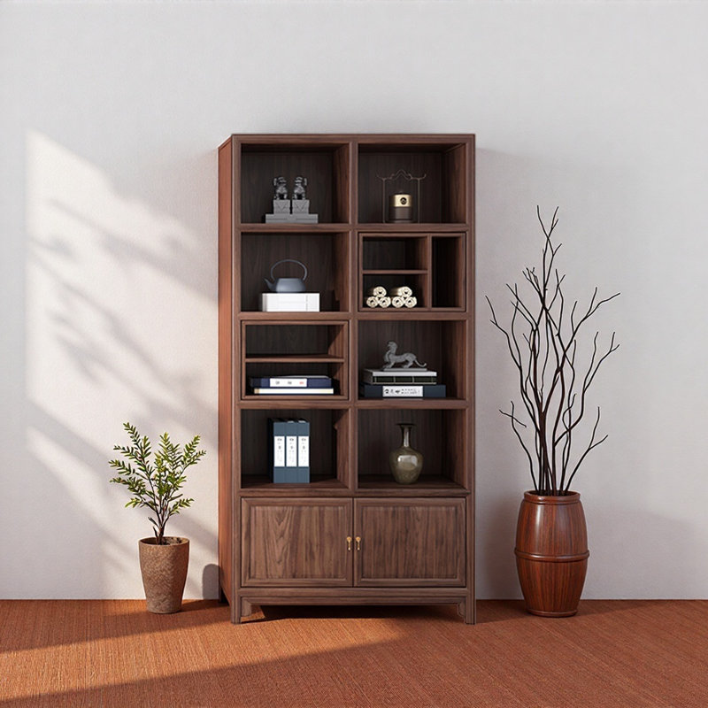 New Chinese Classic Retro Bookcase