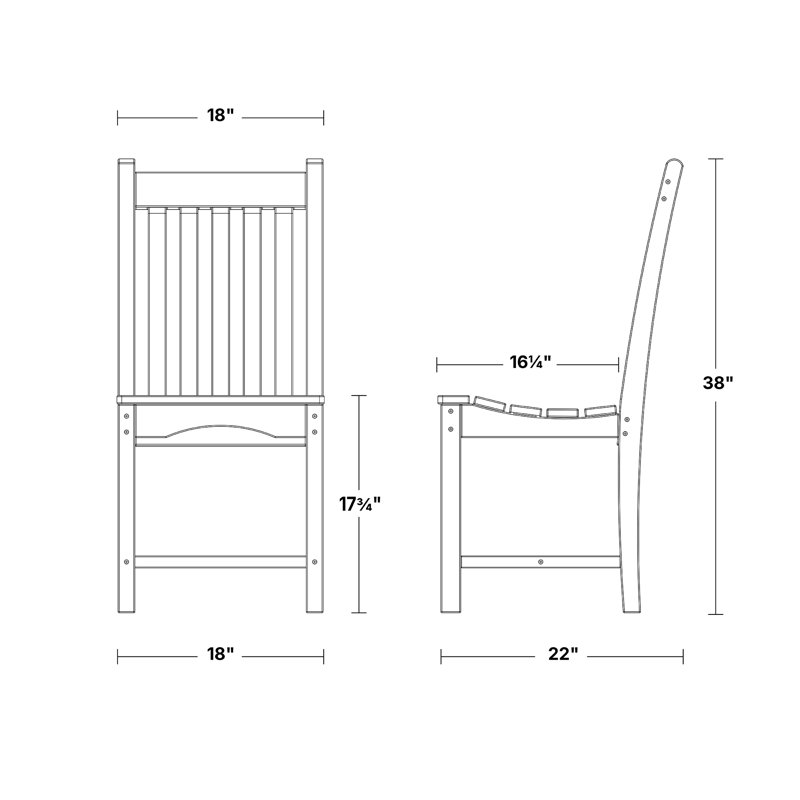 Chaise d'appoint Classic, Jaune citron