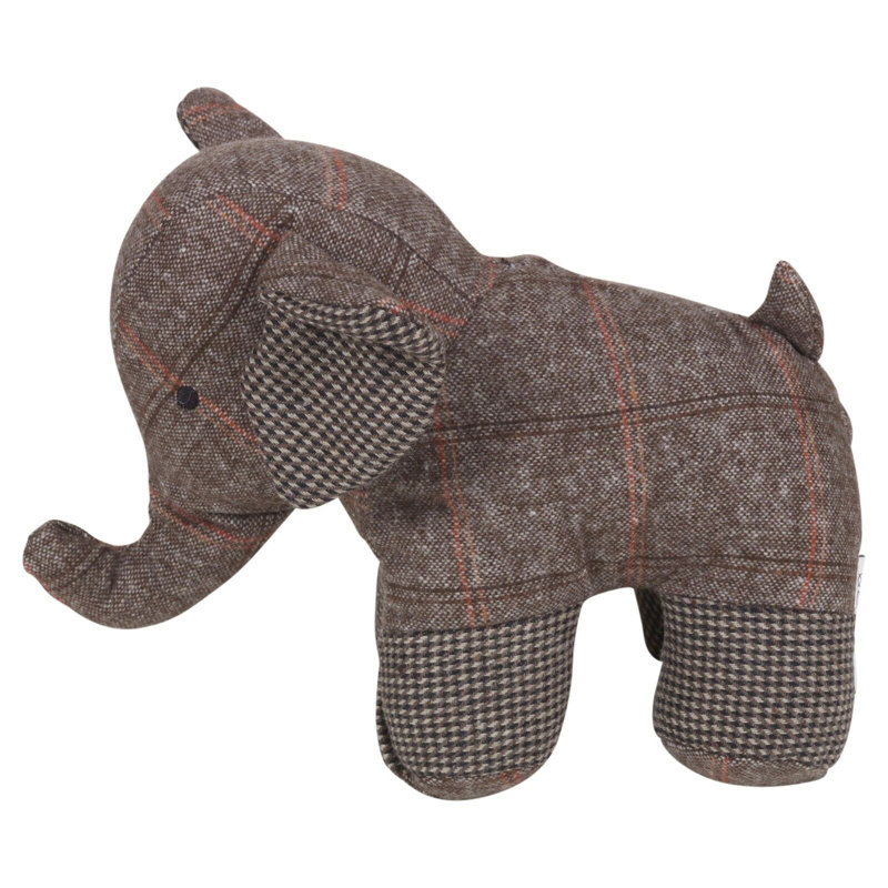 Hartlepool Elephant Plastic Draught Excluder, Light Brown
