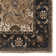 Shelbina Floral Border Beige and Blue Soft Low Pile Area Rug
