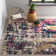 Christa Abstract Ivory/Blue Area Rug