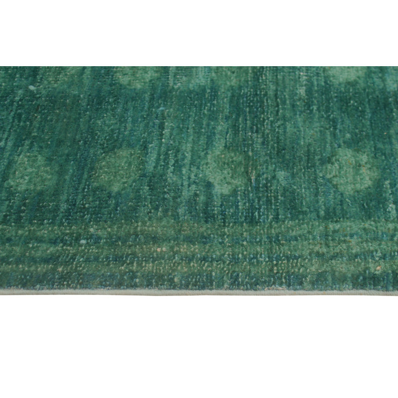 Overdyed Debrah Green Rug