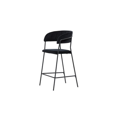 Haberman Upholstered Counter Stool with Metal Frame