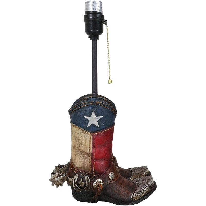 Lampe de table rustique Western