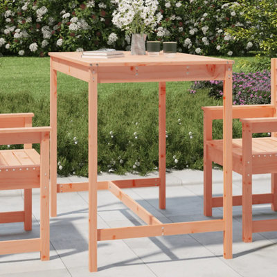 Schupple Square Pine Outdoor Dining Table , cm W 82.5cm cm D