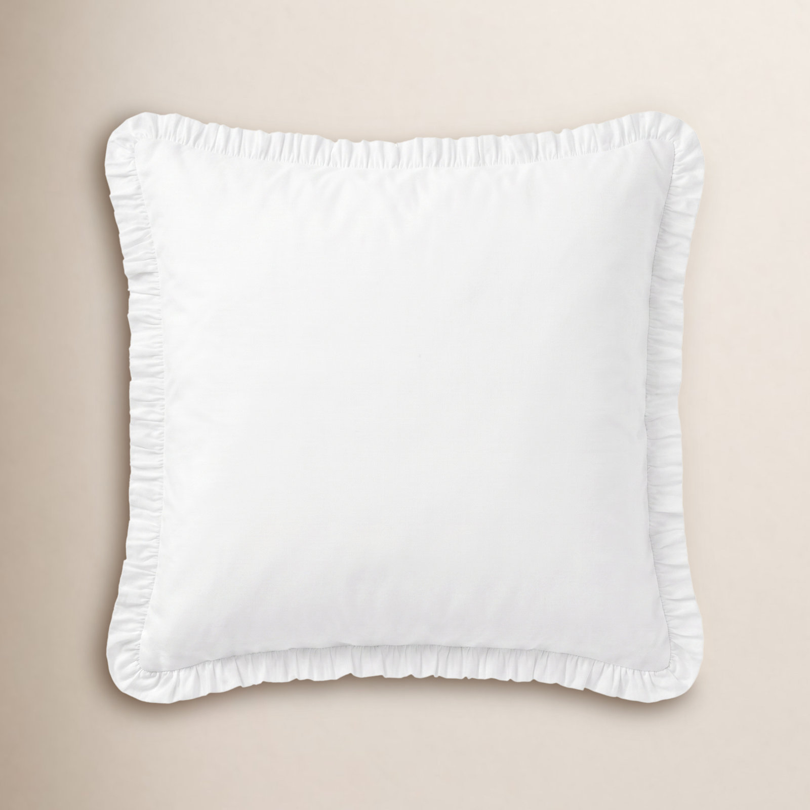 Classic Cotton Shams, Euro, White