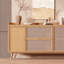 Buffet décoratif en bois massif de style Wabi Sabi-986020898