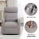 Deaja 28" Upholstered Swivel Rocker Nursery Chair with High Back (Set of 2)