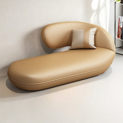 Fauteuil inclinable en similicuir léger et luxueux