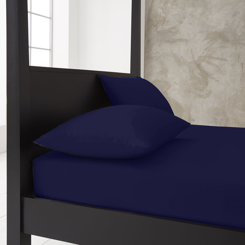 Nicole 144 Thread Count Pillowcase, Navy