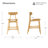 Solid Wood Counter Stool-1949523122