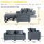 2 Seater Linen Sofa Bed-284399724