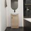 Petit meuble-lavabo autoportant de 18 pouces avec lavabo