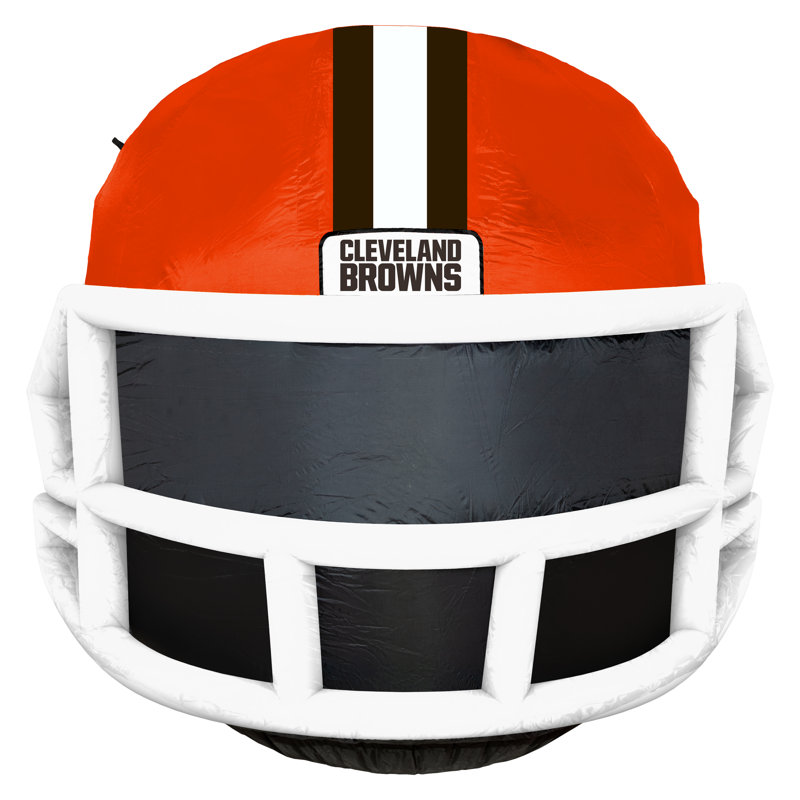 Casque gonflable Sporticulture NFL Cleveland Browns de 1,20 m avec lumières DEL et souffleur intégré - Décoration idéale pour la pelouse, le jardin et les fêtes dans la cour.