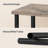 Reggis 24.4'' Tall Side Table-650889233