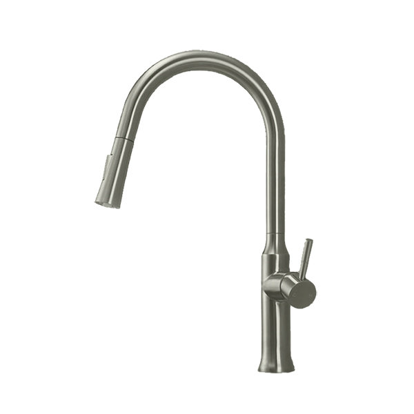 Artos Trova Pull Down Kitchen Faucet, Brushed Nickel