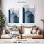 Avery Blue Linen Mountains II-108240363