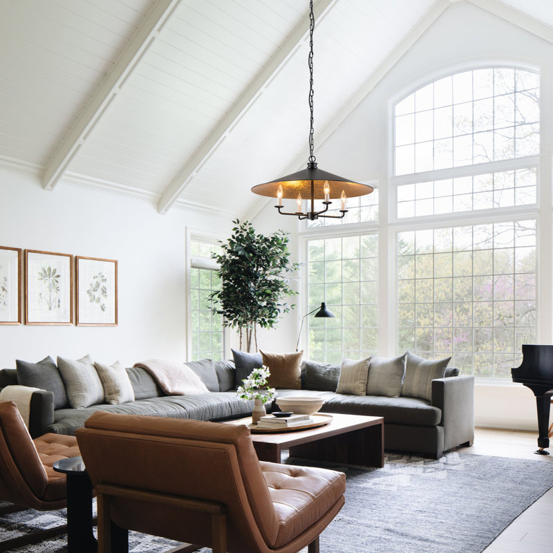 25.6" Dimmable 4 - Light Cone Pendant
