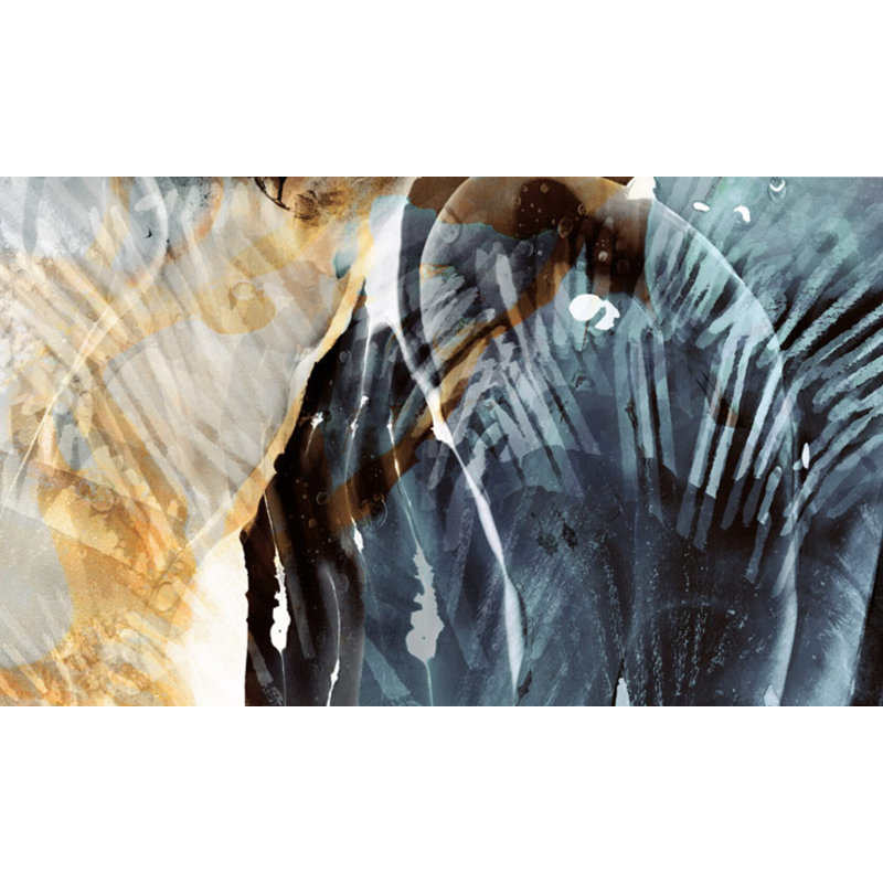 «Fall 2021 Aquatic Impressions I», impression encadrée sur papier par LE Studio, Cadre simple noir, H 27 po x l 41 po