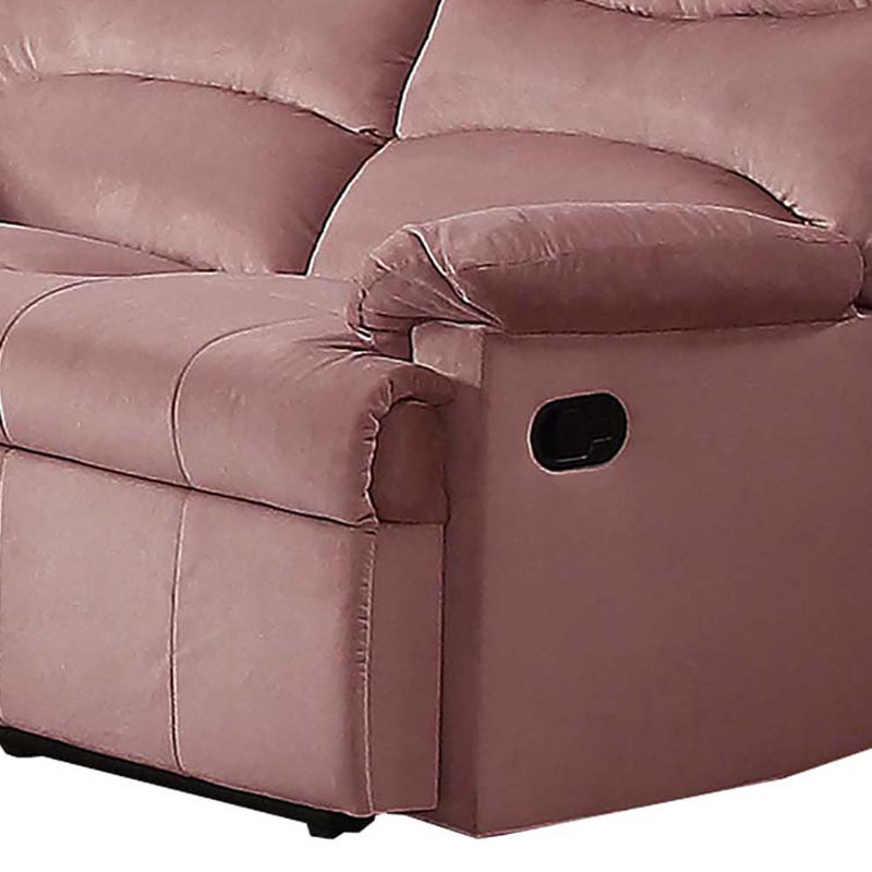 Causeuse inclinable manuelle, Rose