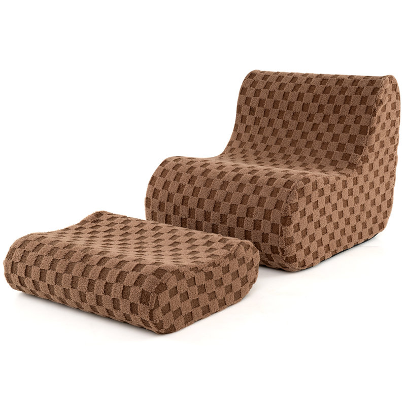 Upholstered Accent Chair, Brown