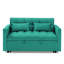 Lit moderne pliable de 54,33 pouces, 3 versions de longueur. Lit coulissant réglable en velours. Et un siège pour la détente. Surpiqûres. Positions. Pieds en plastique doux. 2 coussins. Living Delight Bed In
