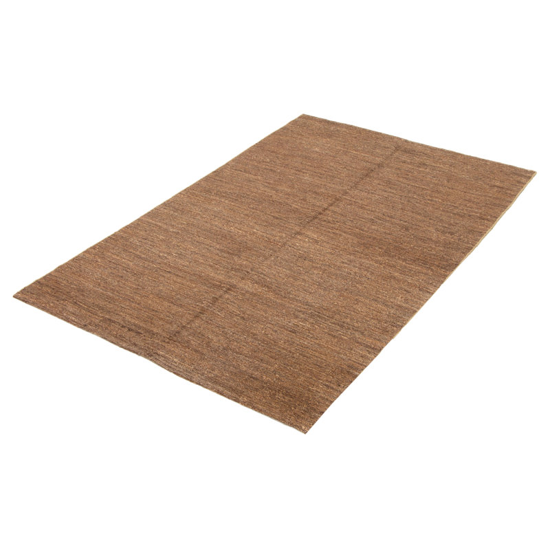 Tapisserie naturelle brune Kilim 5 pi 3 po x 8 pi 1 po