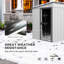 Bronwynn Galvanised Steel Pent Storage Shed
