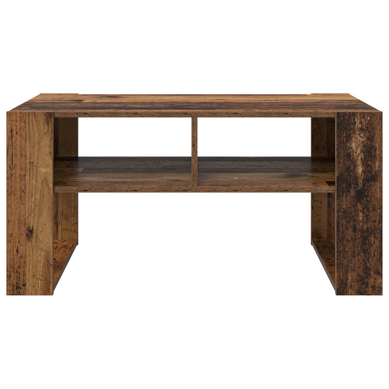 Coffee Table with Storage, Old Wood, 45cm. H x 92cm. L x 53cm. W