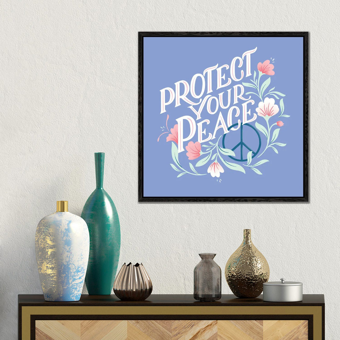 Protect Your Peace I von Gia Graham - Gallery-Wrapped Canvas Giclée on Canvas