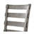 Lais 6Pc Dining Table Set With Bench, 4 Ladderback Chairs, Rustic Gray