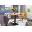Karin Acacia Solid Wood Top Metal Base Dining Table