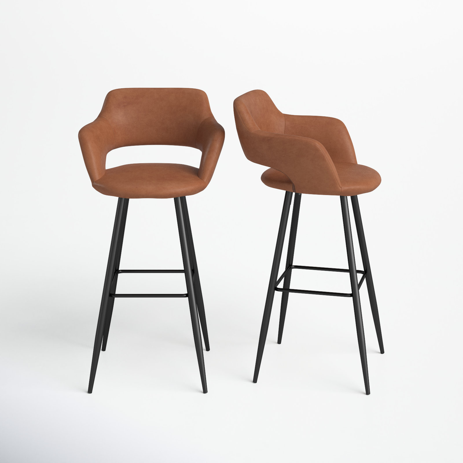Lake Bar Stool, Brown, Bar Stool (30" Seat Height)