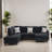 94.51" L Shaped Sectional Couch Living Room Furniture With Storage Ottoman, Modular Sectional Sofa With Movable Chaise For Apartment Office-611093899