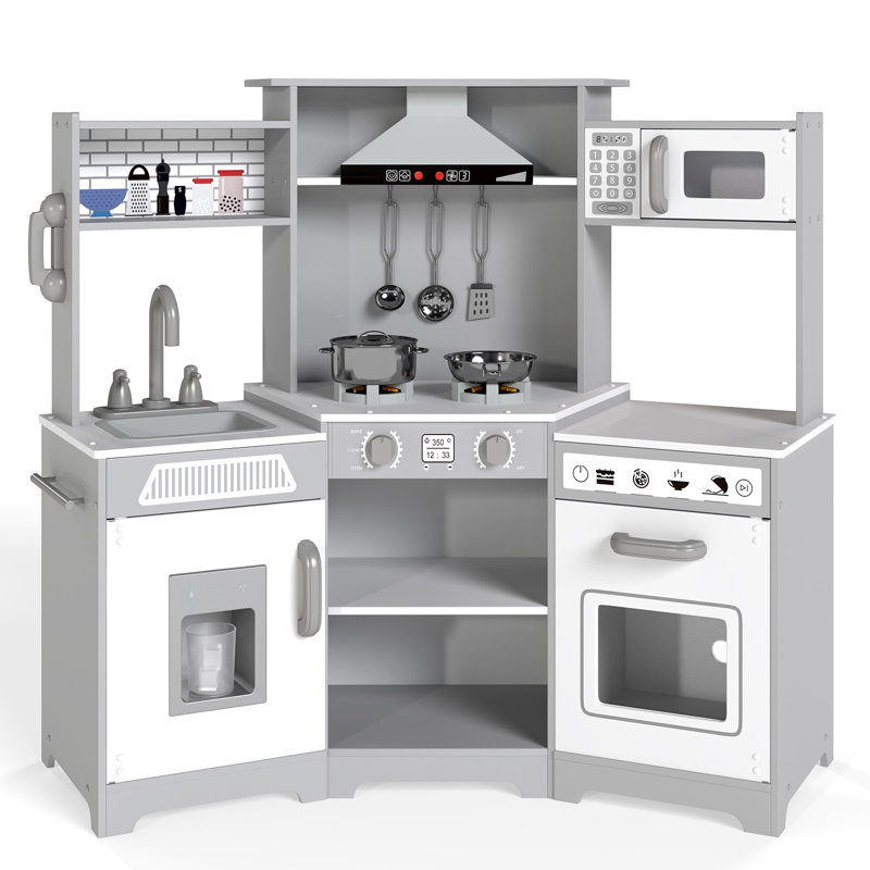 Ensemble de cuisine pour enfant d'âge préscolaire, blanc