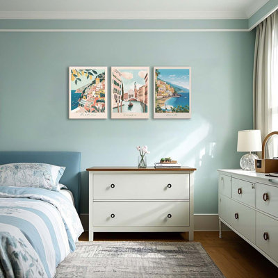 3 Piece Wrapped Canvas Wall Art