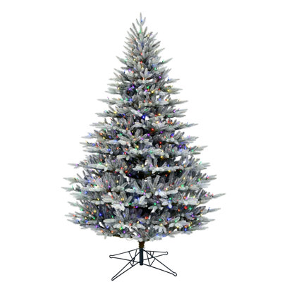 Vickerman Douglas Blue Fir Artificial Christmas Tr Lighted Fir Christmas Tree